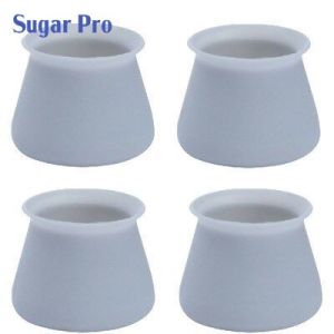 4pcs Table Chair Leg Silicone Cap Pad Furniture Non-slip Table Feet Cover Floor Protector Cover Pads