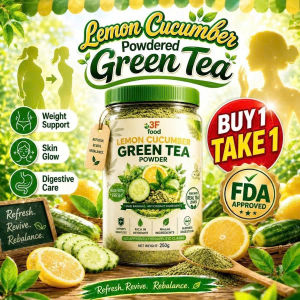 3F FOOD Cleanse Lemon Cucumber Powdered Green Tea High - Healthy Weight Loss