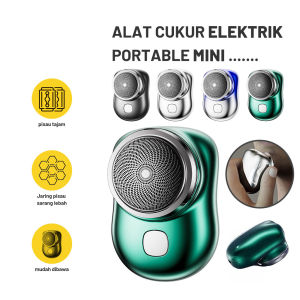 Alat Cukur Listrik Cukur Mini untuk Pria Pisau Cukur Listrik Saku Portabel Pisau Cukur Pemangkas Jenggot Alat Cukur Listrik Portabel