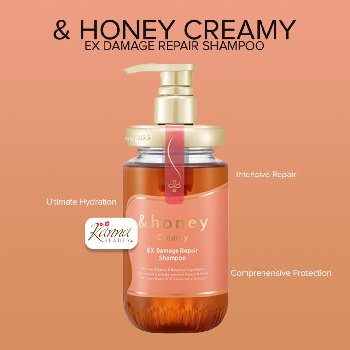 & Honey Creamy EX Damage repair shampoo Intensive repair Ultimate hydration Lazada PH