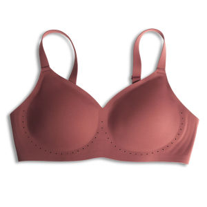 Breathable Hole Cup Bra Plain Skin Seamless Jelly Underwear Womens Small Chest Push up Big Breasts Small Athletic Girl Bra ☺1130