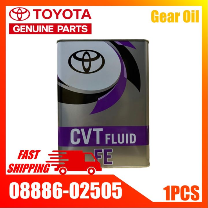 Genuine Toyota ATF CVT FE Gear Oil 4L 08886-02505 New Packaging – Gear ...