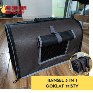 Tas Kucing Pet Cargo ransel gendong 3 in 1 Pet Carrier 2 in 1 tas travel tas hewan tas kucing anjing musang kelinci