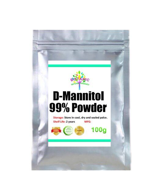 100 1000g Mannitol Powder D Mannitol Powder Diuretic Effect Tissue Dehydration Sugar 8292