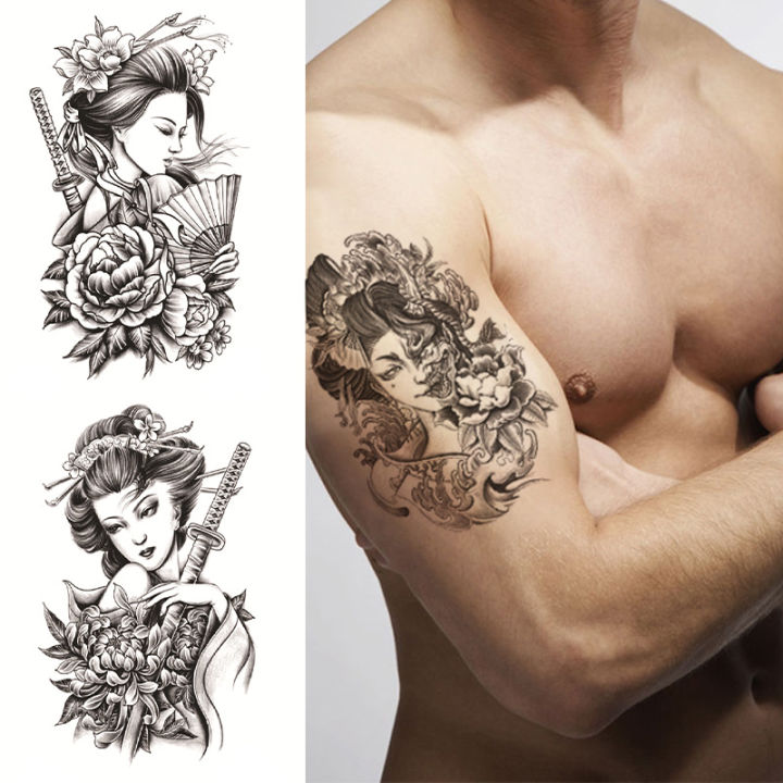 Hình xăm Cô Gái Nhật - Geisha (018) tại ĐỖ NHÂN TATTOO | Geisha tattoo,  Geisha tattoo design, Wicked tattoos