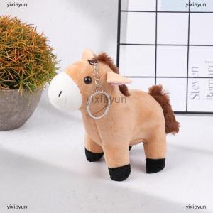[COD] yixiayun Cute Cartoon Plush Pony Doll Stuffed Animal Doll Kawaii Plush Little Horse Keychain Girls Bag Pendant Gifts