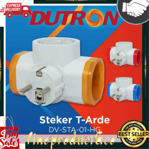 Steker T Arde Colokan Cabang Kaki Tiga