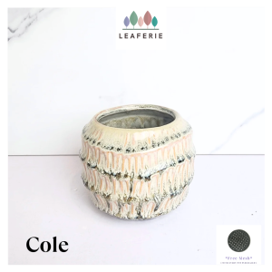 The Leaferie Cole plant pots. flowerpot . flowerpots . flower pot . planter . planters . Ceramic