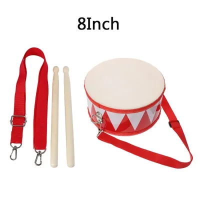 6/8 Wooden Snare Drum with drum stick childrens musical instruments kids toys Percussion