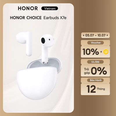 Tai Nghe Bluetooth HONOR CHOICE Earbuds X7e | Bán mở, khử tiếng ồn chủ động | Chống bụi và nước IP 54| Hàng Chính Hãng