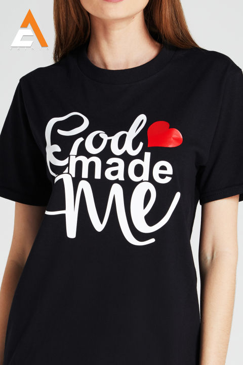 Jesus shirt Bible verse tshirt Statement shirt GOD MADE ME Shirt