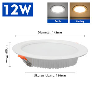 Hakamitsu LED Downlight Inbow 5/7/9/12/15/18/24 Watt / Downlight Panel/Downlight Persegi