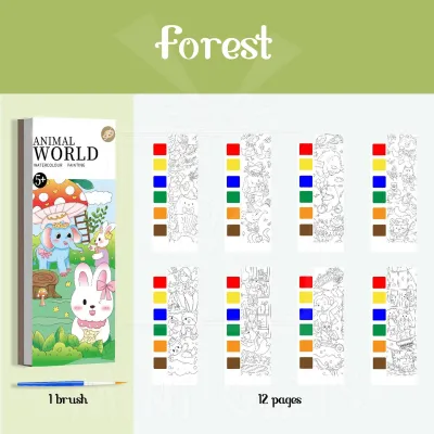 【Mini Gifts】🔥Wholesale Price🔥 Pocket Watercolor Painting Book Kit Goodie Bag Filler Children Day Gifts