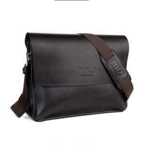 Polo Mens Bag South East Asia Foreign Trade Casual Business Shoulder Bag Paul Vertical Leather Bag Mens Document Messenger Bag