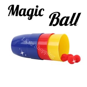 Magic Ball/Penetrate Cup Secretly/Close Distance Magic Performance/Know how Magic Tricks/Gifts for Child & Adult/Brain Development Toy/Personal Development Toy/Creativity Stimulate/Near Distance Magic