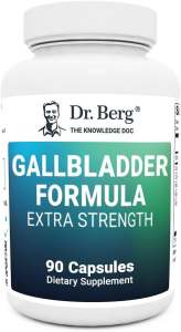 Dr. Bergs Gallbladder Formula Supplement Liver and Gallbladder Support Complex Promotes Gallbladder and Digestive Health and Bile Flow 90 Capsules