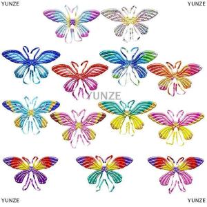 [COD] YUNZE ลูกโป่งรูปปีกผีเสื้อนางฟ้าสีสันสดใสสำหรับวันเกิดของเด็กๆเด็กผู้ชายเด็กผู้หญิงอุปกรณ์ตกแต่งงานปาร์ตี้ DIY ลูกโป่งฟอยล์แบบแขวนด้านหลังของเล่น