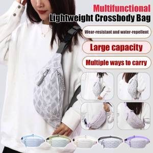 💕Multifunctional and Large Capacity💕New Style Womens Messenger Bag Waist Bag Trendy Fashion Shoulder Messenger Bag Casual All-Match Outdoor Travel Chest Bag