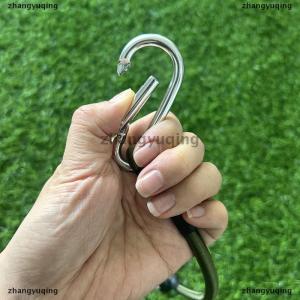 [COD] zhangyuqing 30 60 90 120cm Carabiner Elastic Rope Outdoor Camping Luggage Strap Clothesline Stretch Durable Camping Equipment Multifunction
