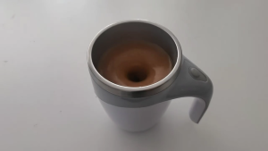 Automatic Stirring Mug Stainless Steel Rechargeable Rotating Magnetic Coffee Mixing Cup for Office Travel Home Use