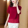 HerStore Women Korean Fashion Shirt Lady Tops Summer Plus Size