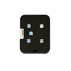 Fidget Dice Slider Toy 5 Hole Tekan Tukar Nombor Portable EDC Stress Relief Desk Game