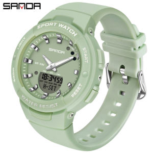 SANDA Student Watch Multi-Function Mens Watches New Digital Electronic Watches Outdoor Waterproof Military Sports Wrist Watch For Men Women