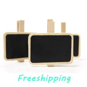 baoxue Standing Wooden Photo Holder Card Paper Note Memo Clip Desk Decor