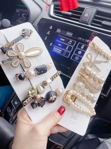 Set Kẹp Tóc Ngọc Hàn Quốc Ullzang Siêu Nhiều Màu Xinh