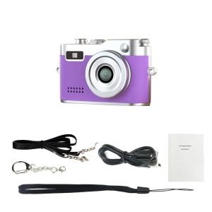 Aitemay DC26 Retro Mini Compact Digital Camera 0.96 Inch 1080P HD Outdoor Travel Photo Camera Portable Kids Camera Supports TF Card