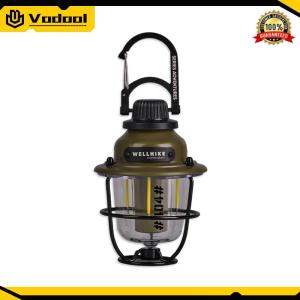 Vintage LED Tent Light with Adjustable Brightness for Camping Hiking and Fishing in Various Weather Conditions