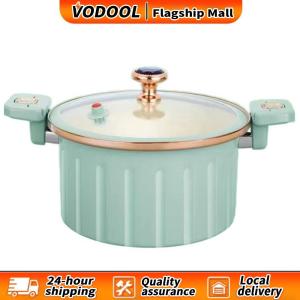【Fast delivery】 8L Double-Handled Stew Pot Anti Scald Handle Multifunctional Home Pots Spill-Proof for Home Kitchen