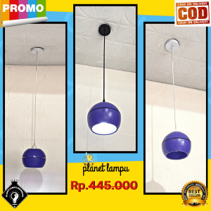 Lampu Gantung Hias Minimalis Ungu