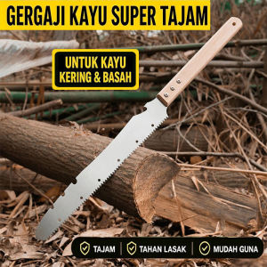 Super Durable Saw for Cutting Wood and Bamboo with Wooden Handle and Sharp Blade