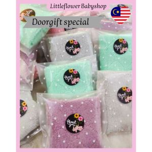 Doorgift Towel Set | Tuala Cantik dengan Sabun Bentuk Hati | Hadiah Kenduri Kahwin Aqiqah Wedding Gift