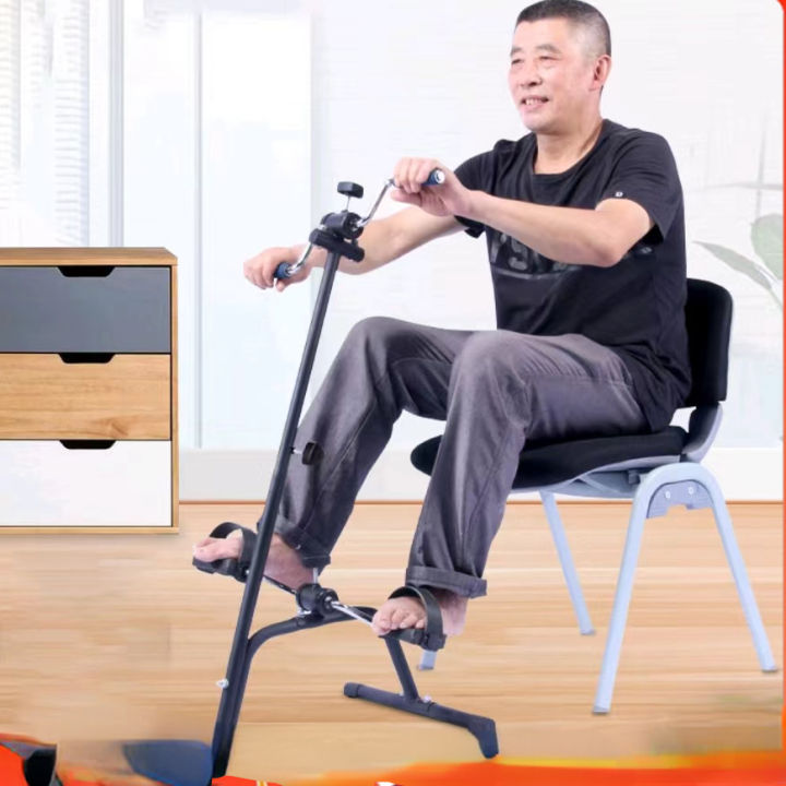 For Stroke Patients Rehabilitation Equipment Exerciser Mini Bike Arm and Leg Exercise Elderly Training Equipment Rehabilitation Upper And Lower Limb Home Exercise Bike Ready Stock Lazada PH