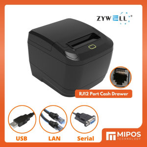 ZYWELL ZY310 80mm POS Thermal Label Printer 2MB Input Buffer POS System Label Printer