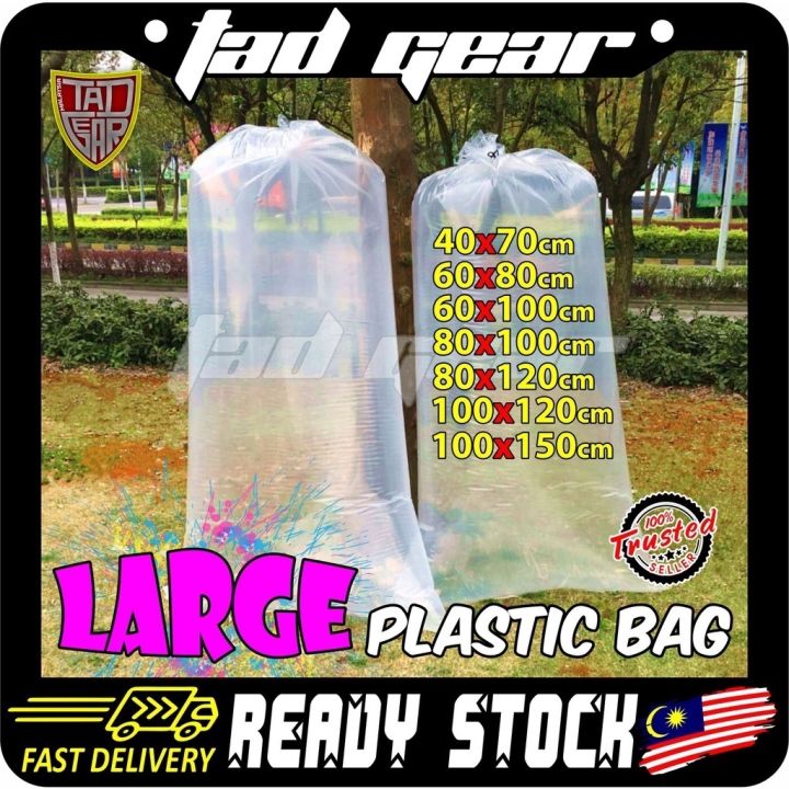 large plastic bag plastik beg besar laundry tilam transparent packaging storage big plastic beg