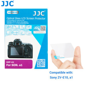 JJC Camera Kính Cường Lực Màn Hình LCD Bảo Vệ Màn Hình Cho Sony FX3 FX30 ZV-1F ZV-E10 Zve10 ZV-E10L A1 A1 Chống Trầy HD Trong Suốt Bong Bóng-Kính Cường Lực Miễn Phí Tấm Chắn Màn Hình