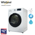 เครื่องซักผ้าฝาหน้า (10.5 กก.) Whirlpool รุ่น Radiant WFRB1054AJW TH  + ฟรีขาตั้ง รับประกัน 10 ปี. 