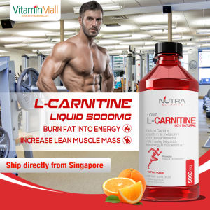 [Ship from Singapore] Nutra Botanics L-Carnitine 5000mg Liquid (473ml) – Pembakar Lemak – Rasa Jeruk – Suplemen Olahraga Fat Burner – Suplemen Fitness