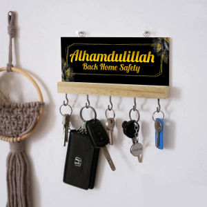 Tempat Gantungan Kunci Aesthetic Keychain Tempat Menaruh Kunci Dari Kayu Jati Belanda