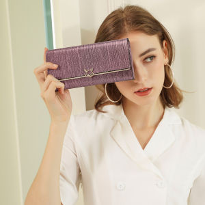 FOXER Brand Women Split Leather Wallets Female Clutch Bag Fashion Coin holder Luxury Purse for Lady Womens Long Wallet