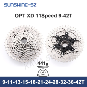 SUNSHINE Bánh Đà Thép Cáp MTB 12 Tốc Độ 9-50T Cassette11S XD Bánh Xích Xe Đạp Leo Núi 11V Phụ Tùng Xe Đạp Thích Hợp Cho XD SRAM