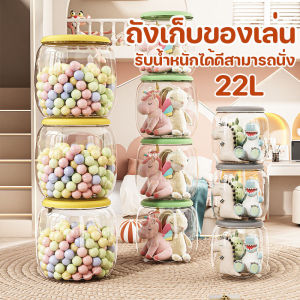 【Freedom_lz】พร้อมส่ ถังเก็บตุ๊กตาแบบใส อเนกประสงค์ 22L ประหยัดพื้นที่ วัสดุโปร่งใส ทำจาก PVC อเนกประสงค์ เก้าอี้ขนาดเล็ก