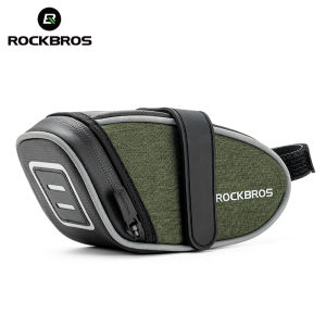 ROCKBROS Túi yên xe đạp mòn MTB xe đạp đường trường Túi gắn sau cảnh báo phản ánh thiết bị đi xe đạp cơ động
