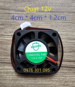 Quạt Tản Nhiệt 12V - 24v Hàng Mới 100% Quạt Làm Mát Mini Siêu Êm Cho Nguồn Mạch Điện Case DIY