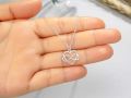 RareLove Gifts for Sister in Law,Unbiological Sister Necklace Gift For Best Friend,925 Sterling Silver Tiny Infinity Heart Necklaces for Women Friendship,Best Friend Necklace. 
