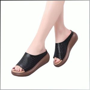 Open-toe Sandals Support Cushioning Durable Open-toed Shoe Enhancement Elegance Abrasion Resistance