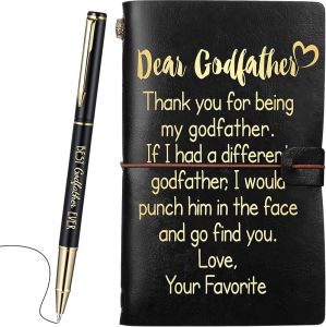 Zhanmai 2 Pcs Best Brother Ever Gifts Always Remember You Are Braver Than You Think Brother Leather Refillable Journal with Ballpoint Pen Christmas Birthday Gifts for Brother from Brother Sister